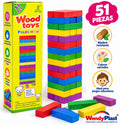 Yenga de madera 51 piezas WendyPlast